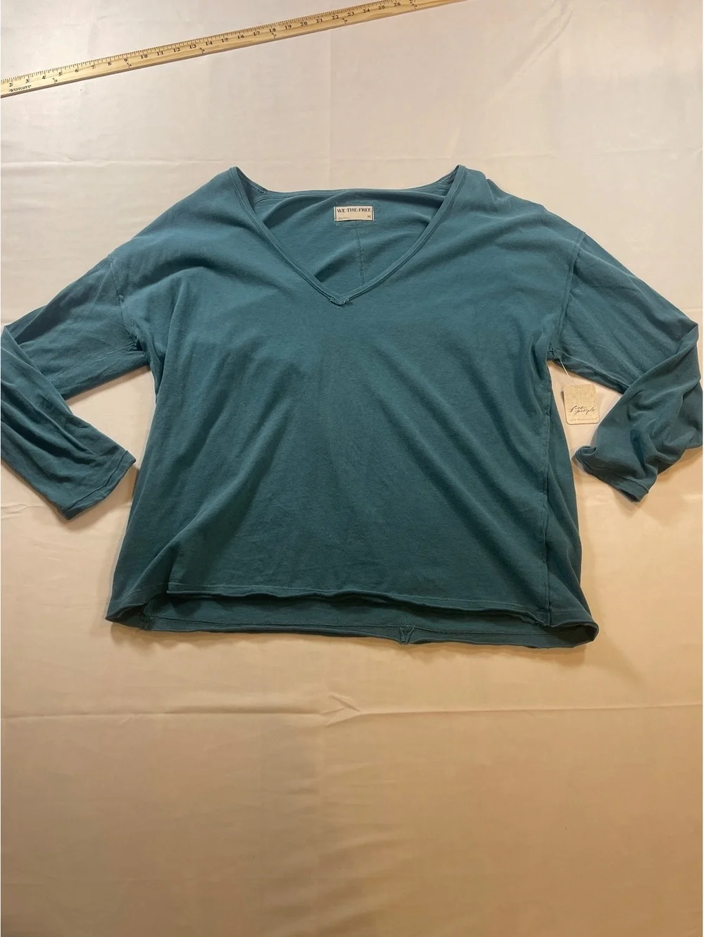 Women’s Size Medium Oversized Free People Long Sleeve Shirt